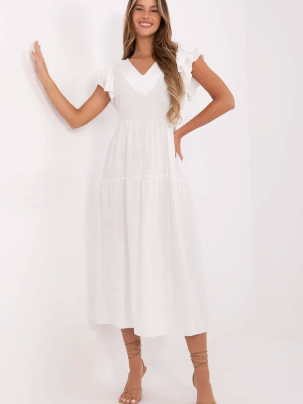Sukienka Model MI-SK-A2489.21 Ecru - Italy Moda