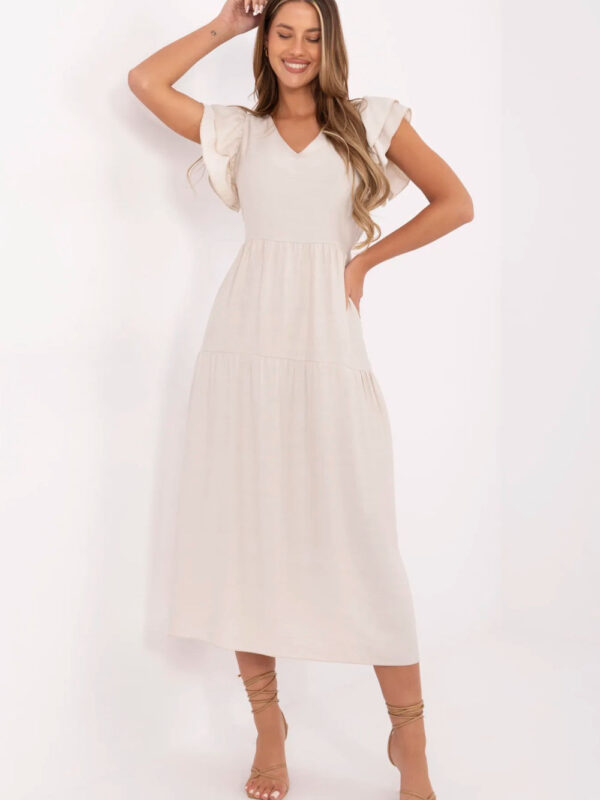 Sukienka Model MI-SK-A2489.21 Beige - Italy Moda