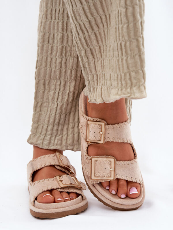 Sandał Klapki Model Visley G474 Beige - Step in style