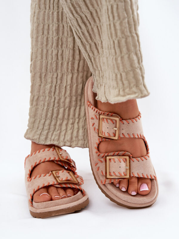 Sandał Klapki Model Visley G474 Beige - Step in style