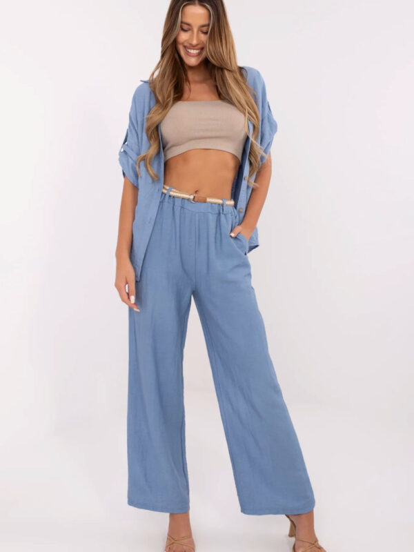 Spodnie Damskie Model MI-SP-6560.73P Blue - Italy Moda