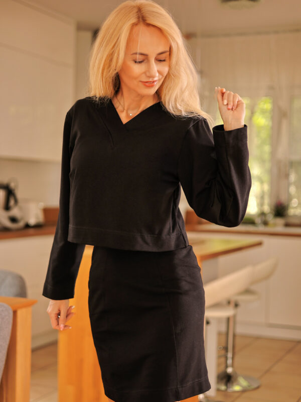 Sukienka Komplet Model Dallas Black  - Mirale