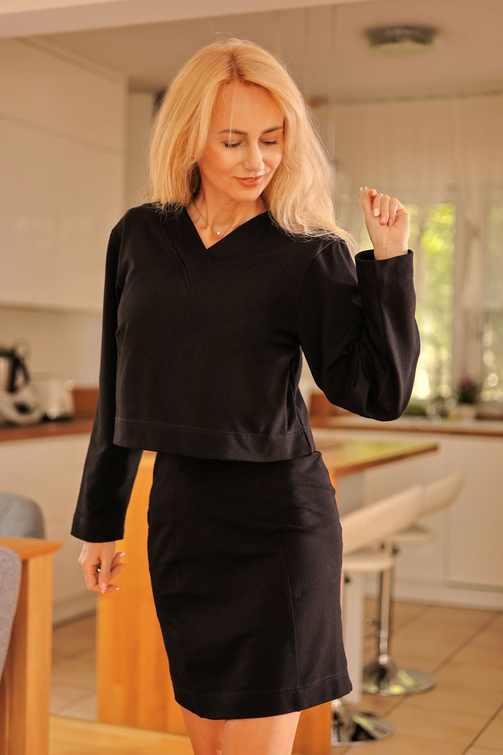 Sukienka Komplet Model Dallas Black - Mirale