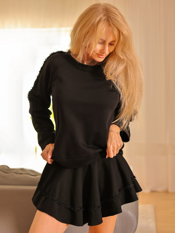 Spodnie Spódnicospodnie Model Krabi Black - Mirale