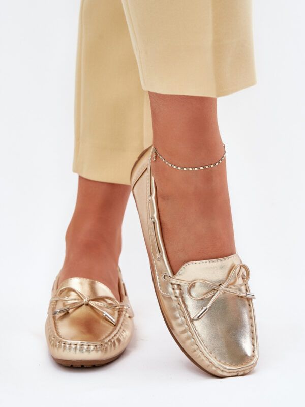 Mokasyny Model Si Passione FT246 Gold - Step in style