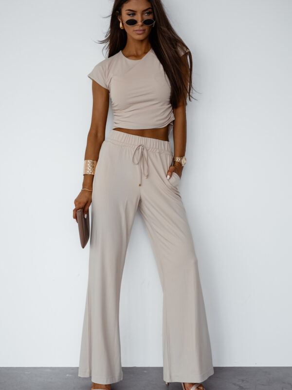 Spodnie Komplet Model Shira 295747862 Beige - LaBalancia