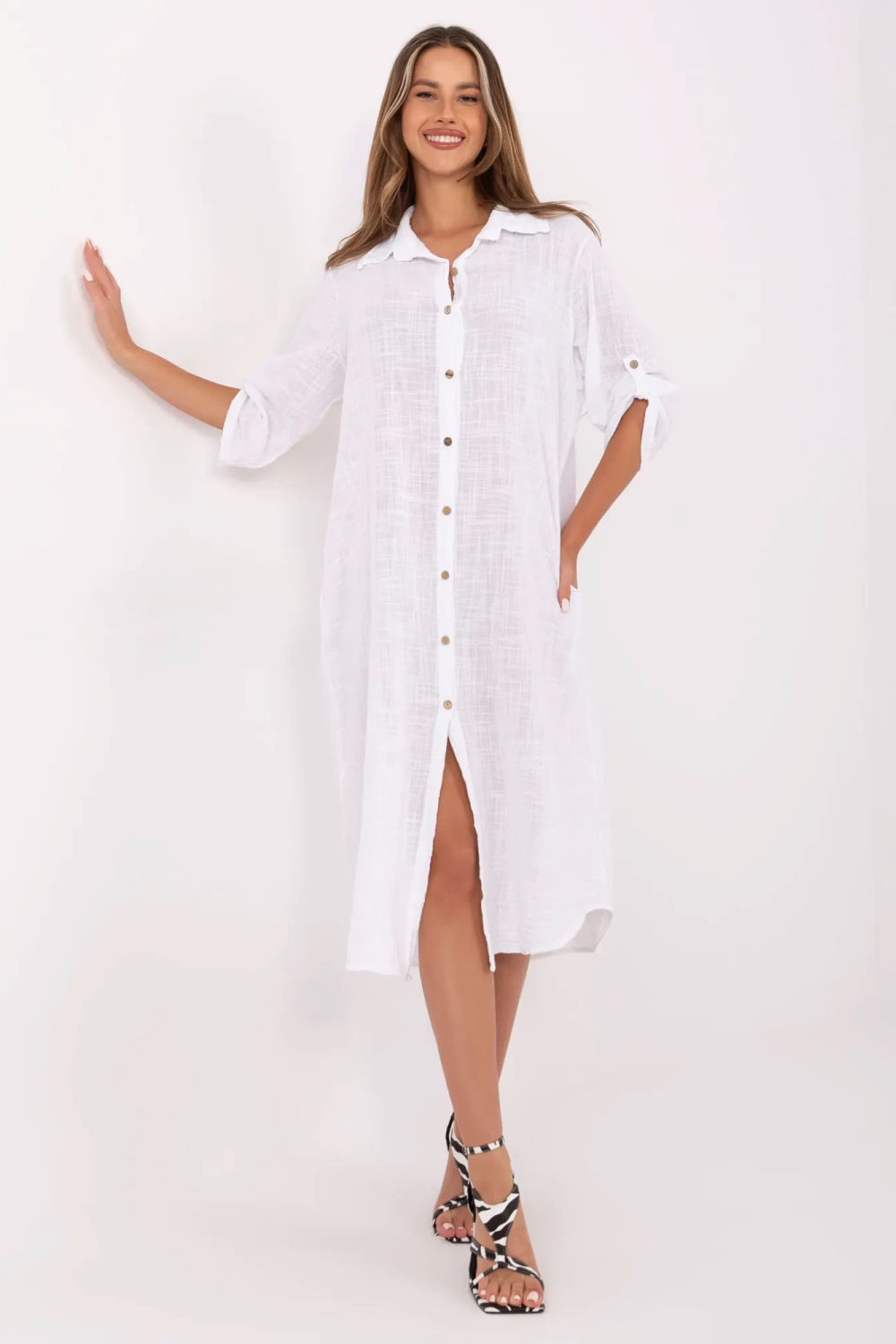 Sukienka Model TW-SK-BI-24135.81 White - Och Bella
