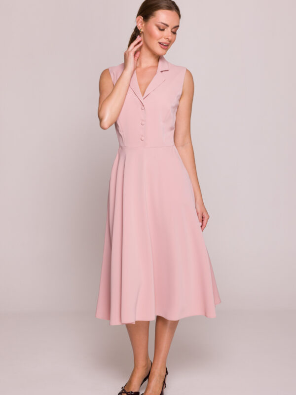 Sukienka Model S409 Powder Pink - Stylove