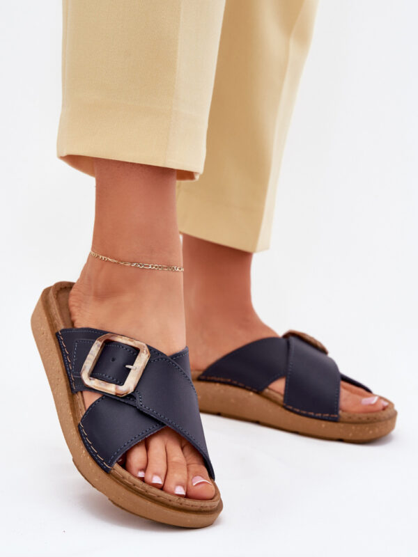 Sandał Klapki Model Inblu ED0003IU Navy - Step in style