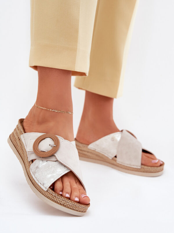 Sandał Klapki Model Inblu RV000012 Light Beige - Step in style
