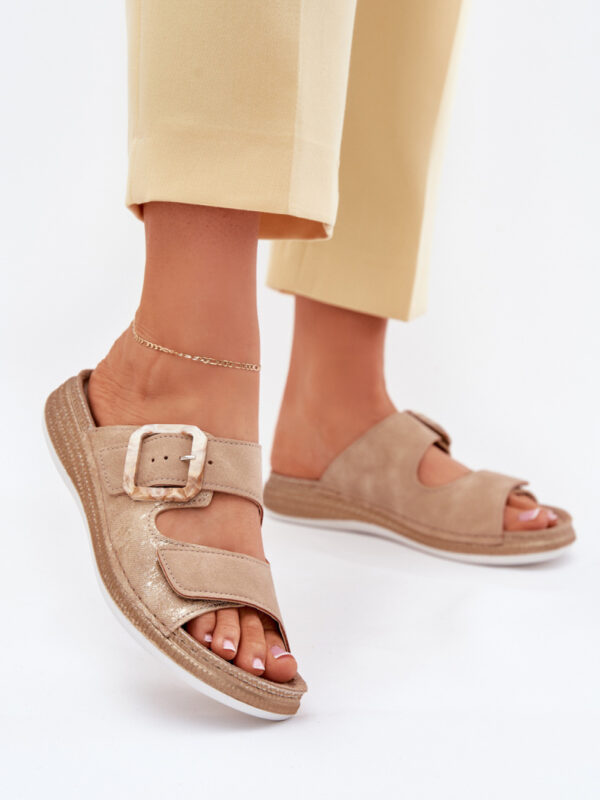 Sandał Klapki Model INBLU MK000013 Beige - Step in style