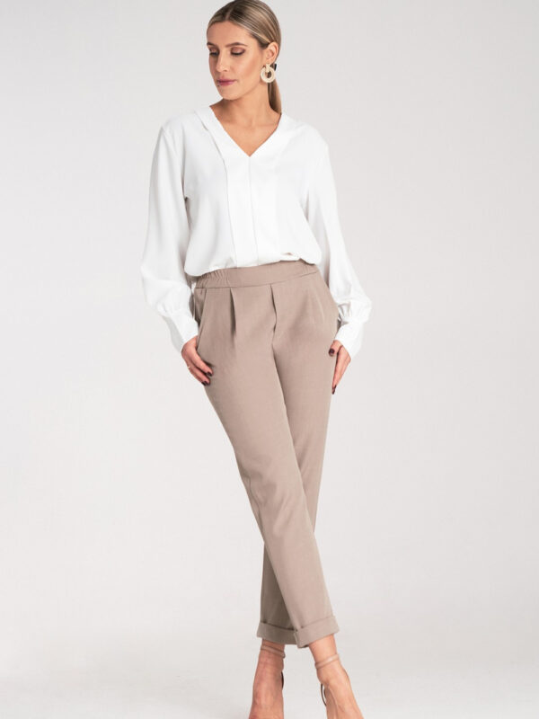 Spodnie Damskie Model M1161 Beige - Figl