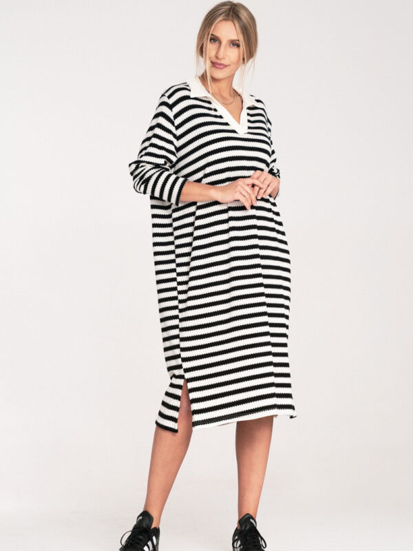 Sukienka Model M1098 Black/White - Figl