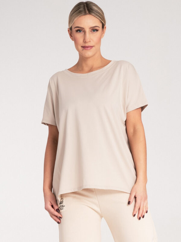 Tshirt Damski Model M1164 Beige - Figl
