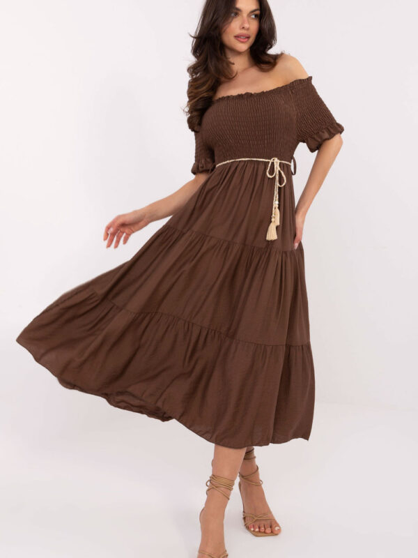Sukienka Model MI-SK-A2609.96 Brown - Italy Moda