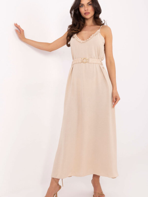 Sukienka Model TW-SK-BI-1458-1.64 Beige - Och Bella
