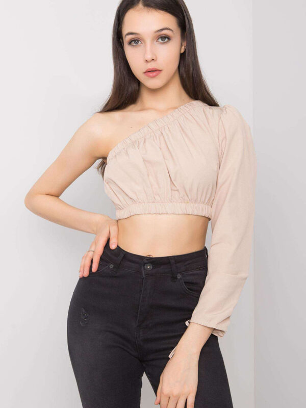 Bluzka Model 341-BZ-5267.03 Beige - Rue Paris