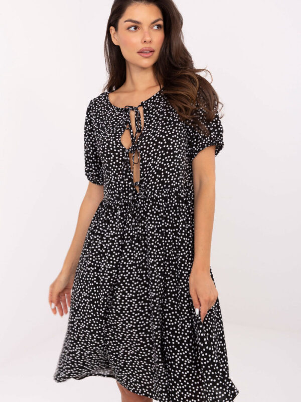 Sukienka Model D73771M30466A Black/White - Sublevel