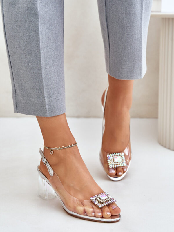 Sandały Model DA MR42-031 Silver - Step in style