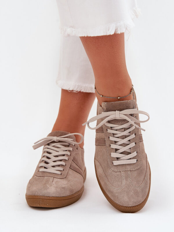 Buty Sportowe Model Zazoo N1068 Dark Beige - Step in style