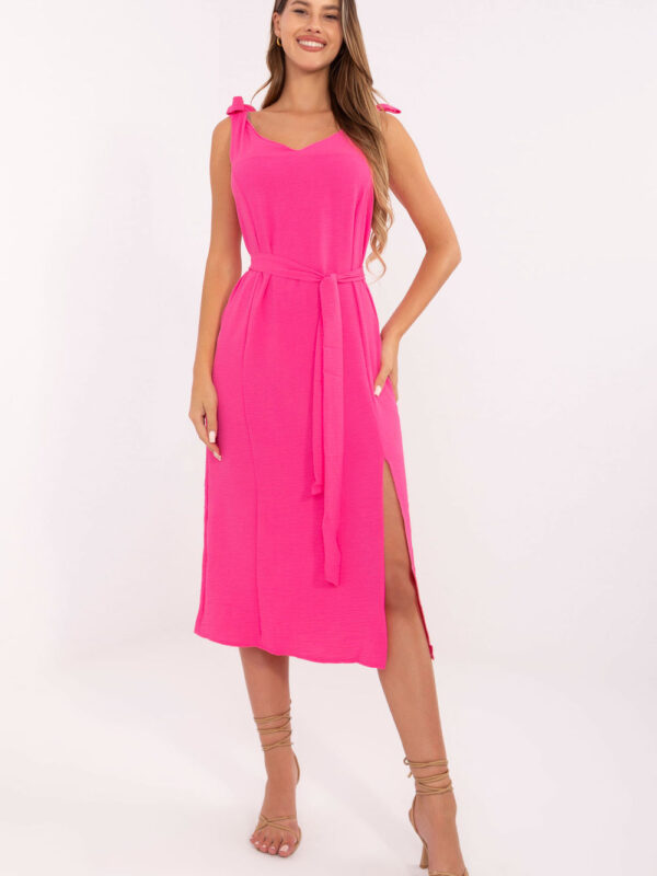 Sukienka Model WN-SK-1211.58 Fluo Pink - Rue Paris