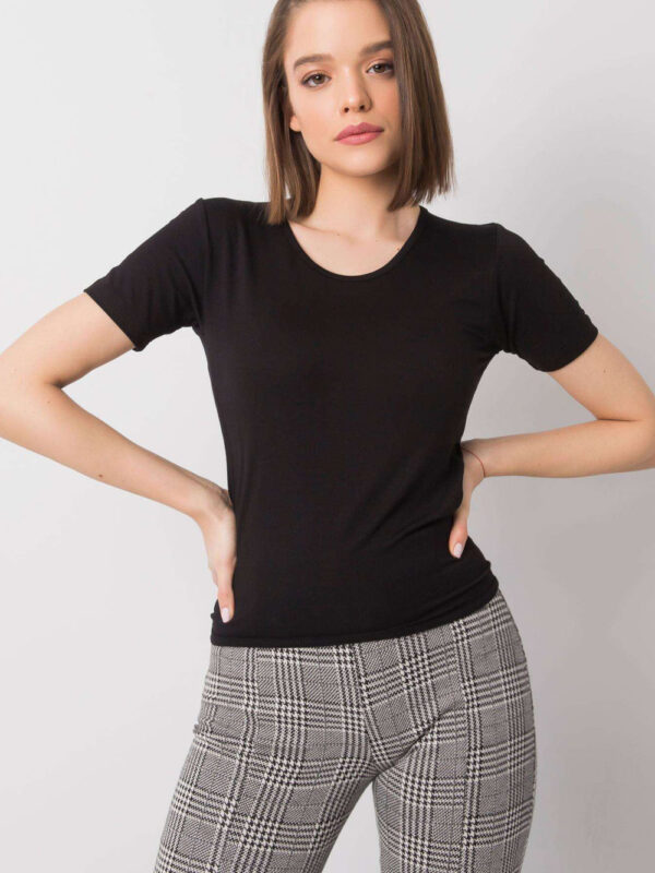 Bluzka Model 95-BZ-639012.28P Black - Rue Paris