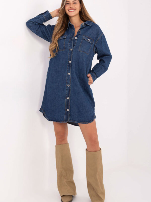 Sukienka Model D80026BI30469M314 Dark Blue - Sublevel