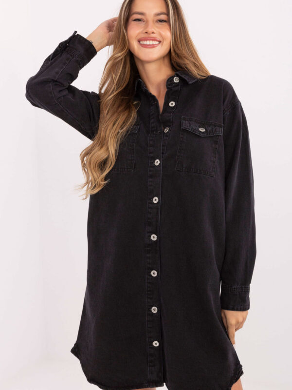 Sukienka Model D80026BI30469B158 Black - Sublevel
