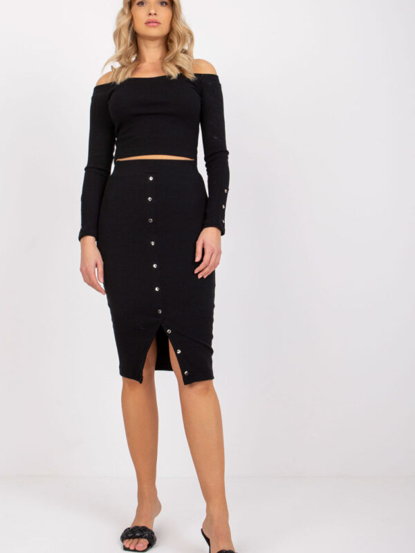 Spódnica Komplet Model RV-KMPL-7524.34 Black - Rue Paris