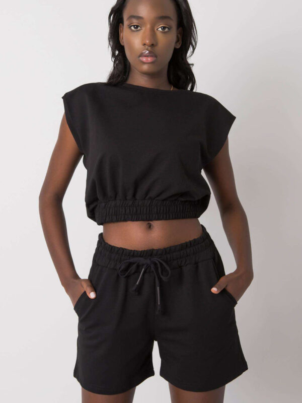 Spodnie Komplet Model HG-KMPL-5447.14X Black - Rue Paris