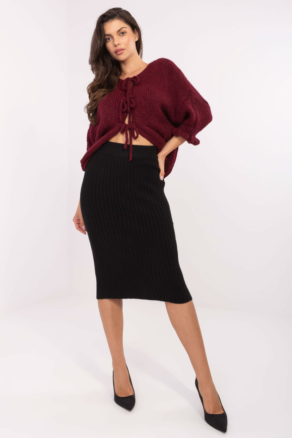 Spódnica Model D93020M50243A3 Black - Sublevel
