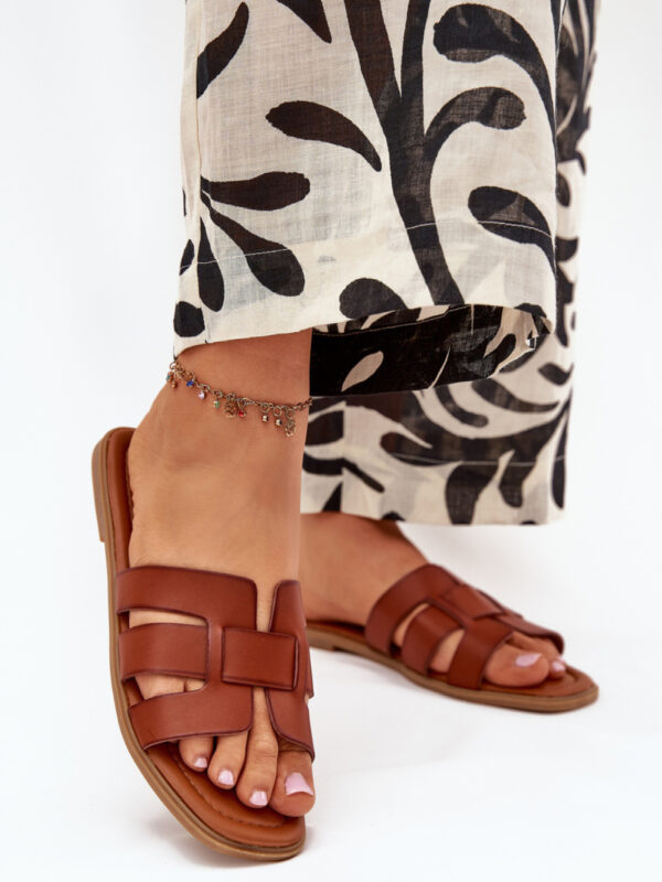Sandał Klapki Model Mirona WD298 Camel - Step in style
