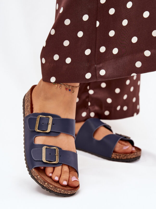 Sandał Klapki Model Vesina WD302 Navy - Step in style