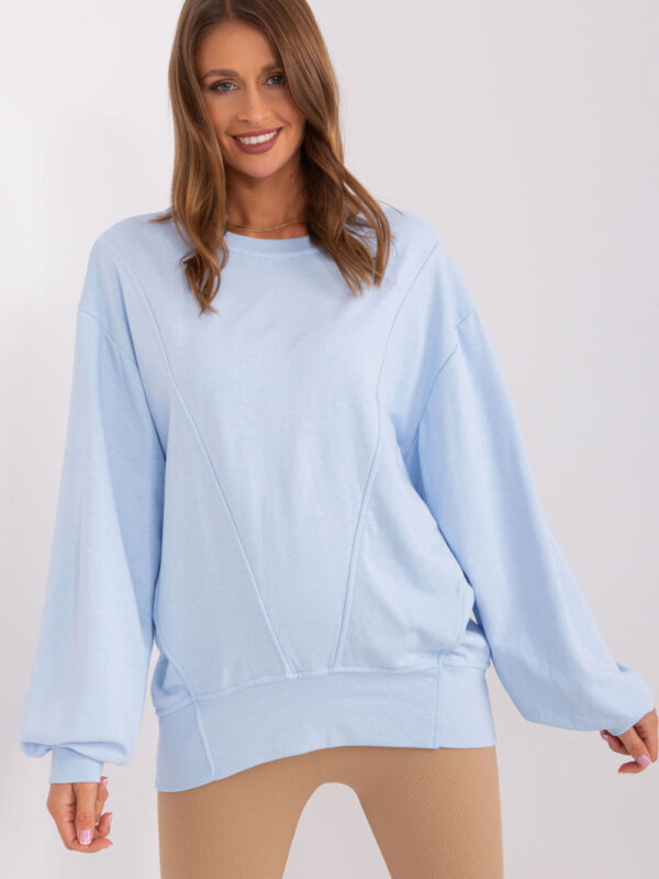 Bluza Damska Model EM-BL-716.14 Light Blue - Ex Moda