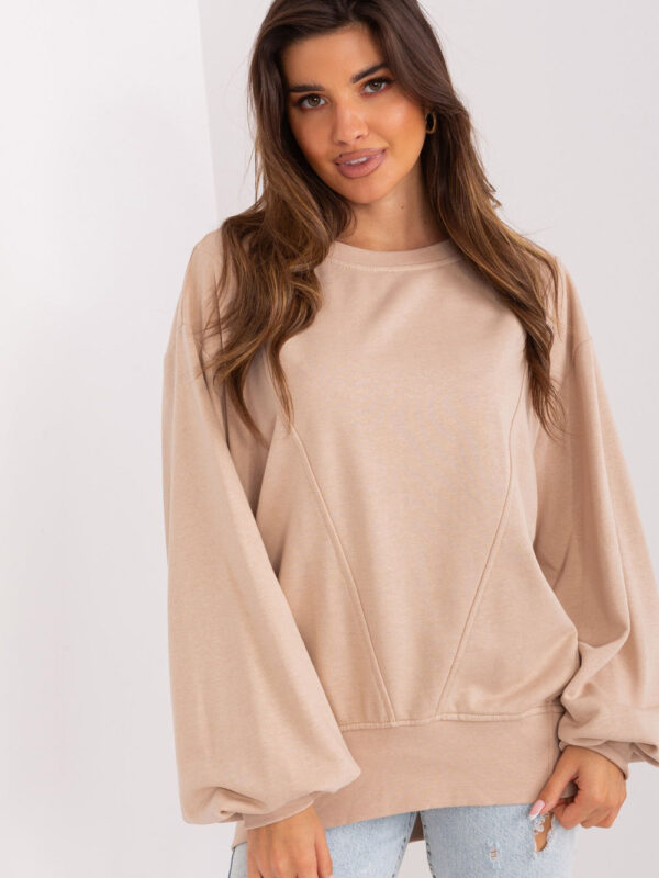 Bluza Damska Model EM-BL-716.14 Beige - Ex Moda