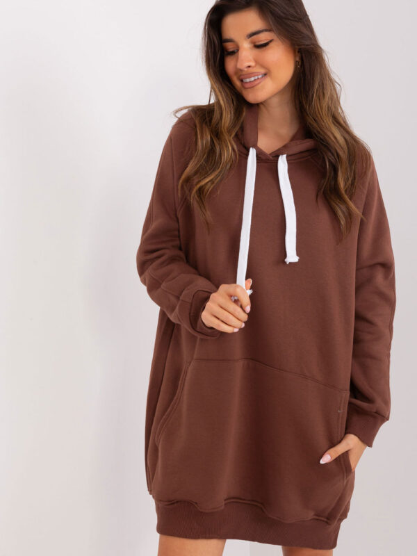Bluza Damska Model EM-BL-704.99P Brown - Ex Moda