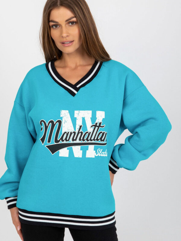 Bluza Damska Model EM-BL-754.42P Blue - Ex Moda