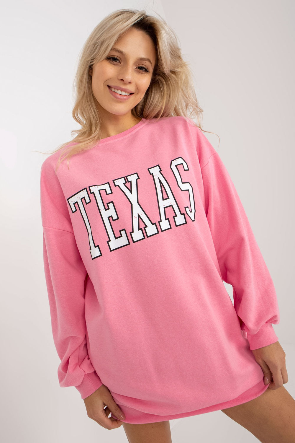 Bluza Damska Model EM-BL-U719.82P Pink - Ex Moda