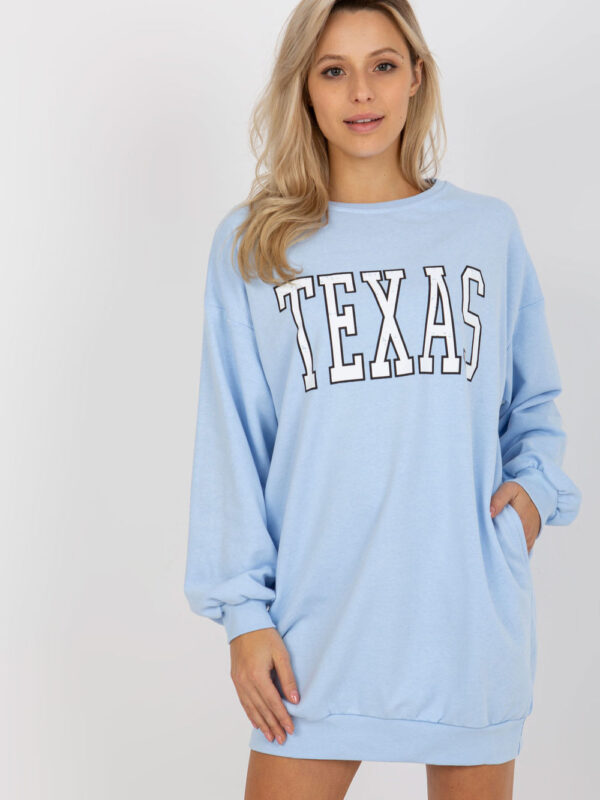 Bluza Damska Model EM-BL-U719.82P Light Blue - Ex Moda