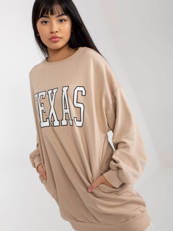 Bluza Damska Model EM-BL-U719.82P Beige - Ex Moda
