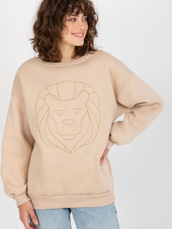 Bluza Damska Model EM-BL-617-4.41P Beige - Ex Moda