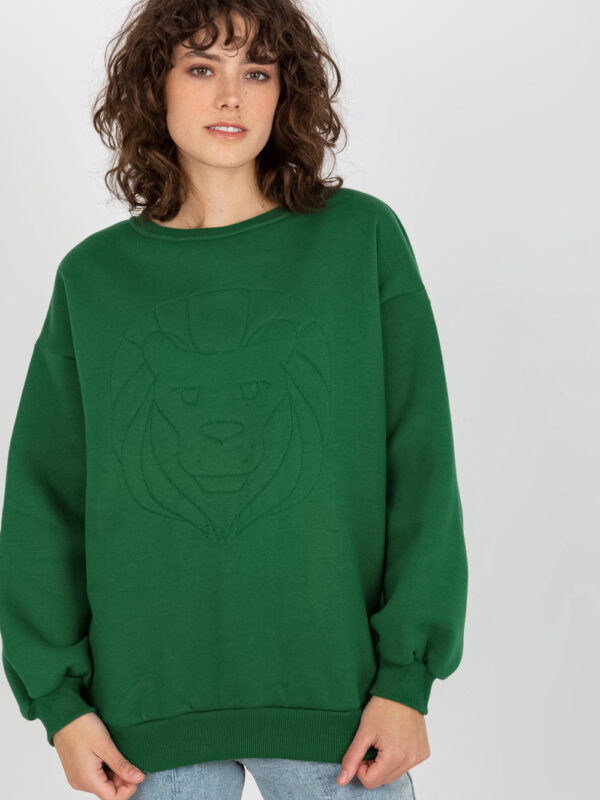Bluza Damska Model EM-BL-617-4.41P Dark Green - Ex Moda