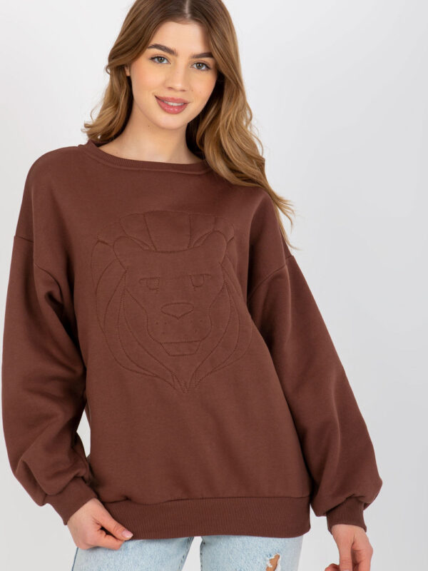 Bluza Damska Model EM-BL-617-4.41P Brown - Ex Moda