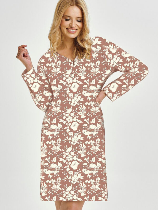 Koszulka nocna Koszula Nocna Model Grace 3480 Beige - Taro