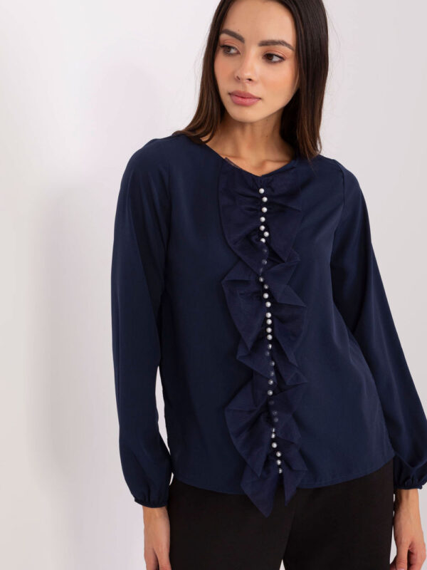 Bluzka Model LK-BZ-506673.36 Navy - Lakerta