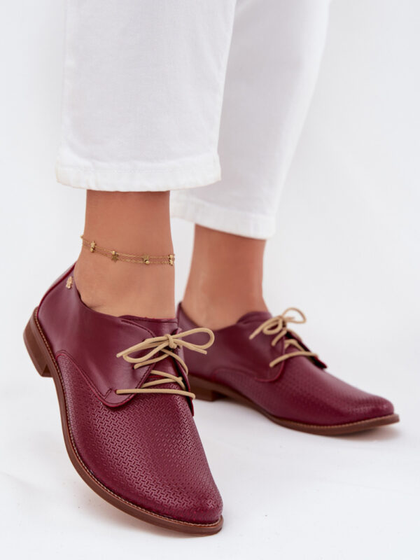 Półbuty Model Zazoo 4238 Bordo - Step in style