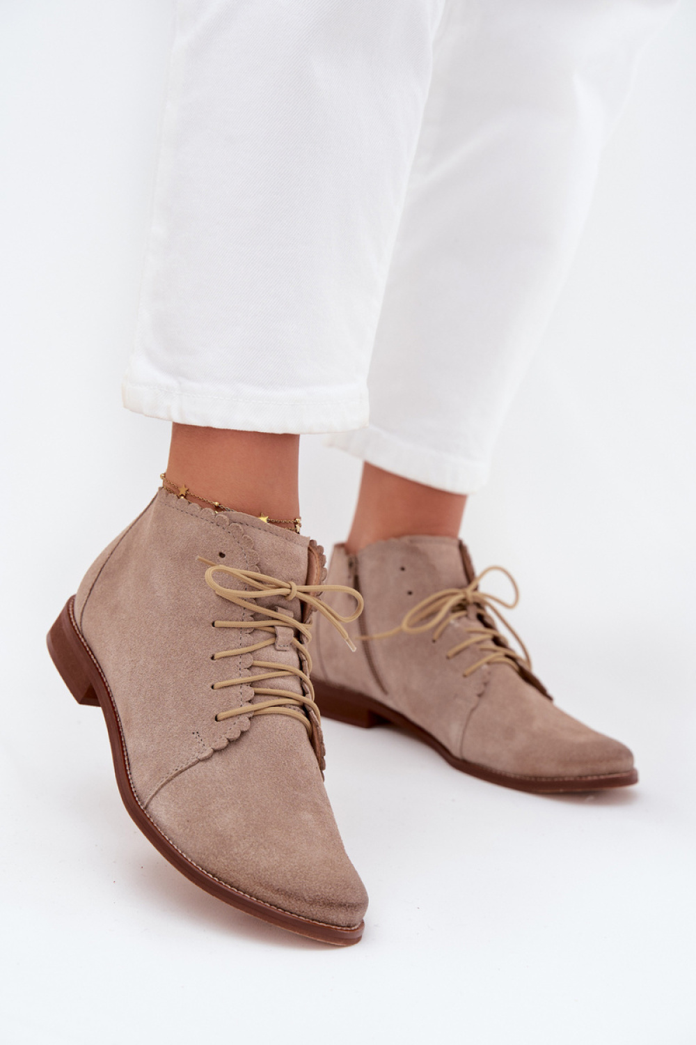 Botki Model Zazoo 4078 Cappuccino - Step in style