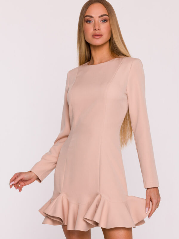 Sukienka Model MOE880 Beige - Moe