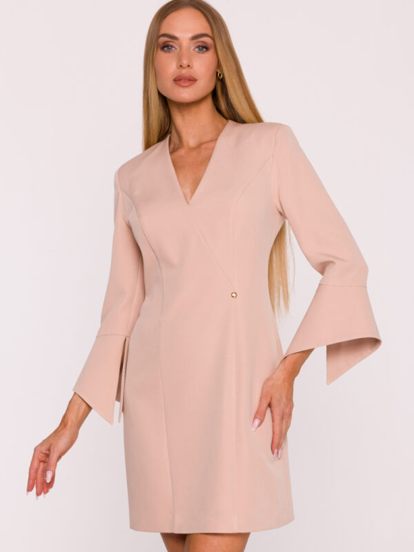 Sukienka Model MOE876 Beige - Moe