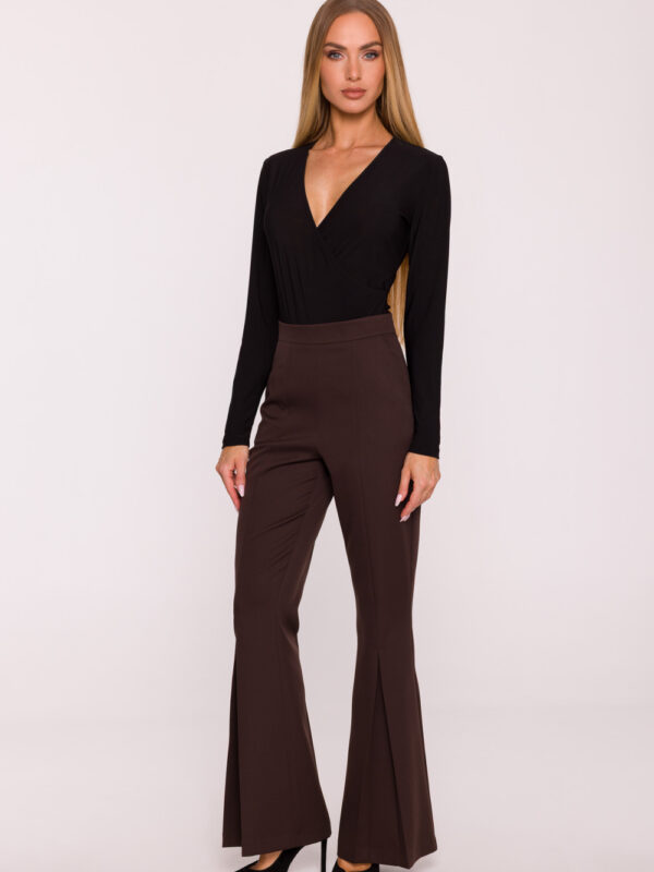 Spodnie Damskie Model MOE874 Brown - Moe